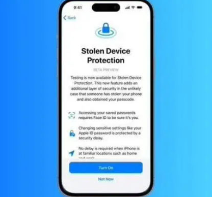 港口镇苹果授权维修店分享被盗设备保护功能开启方法 