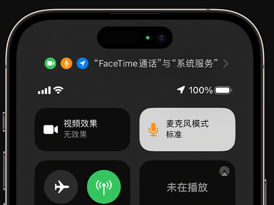 港口镇苹果授权维修网点分享iPhone在通话时让你的声音更清晰 