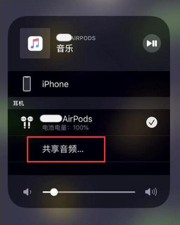 港口镇苹果14音频维修点分享iPhone14音频共享设置方法 